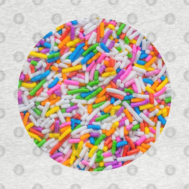 Rainbow Sprinkles Photograph Circle by love-fi